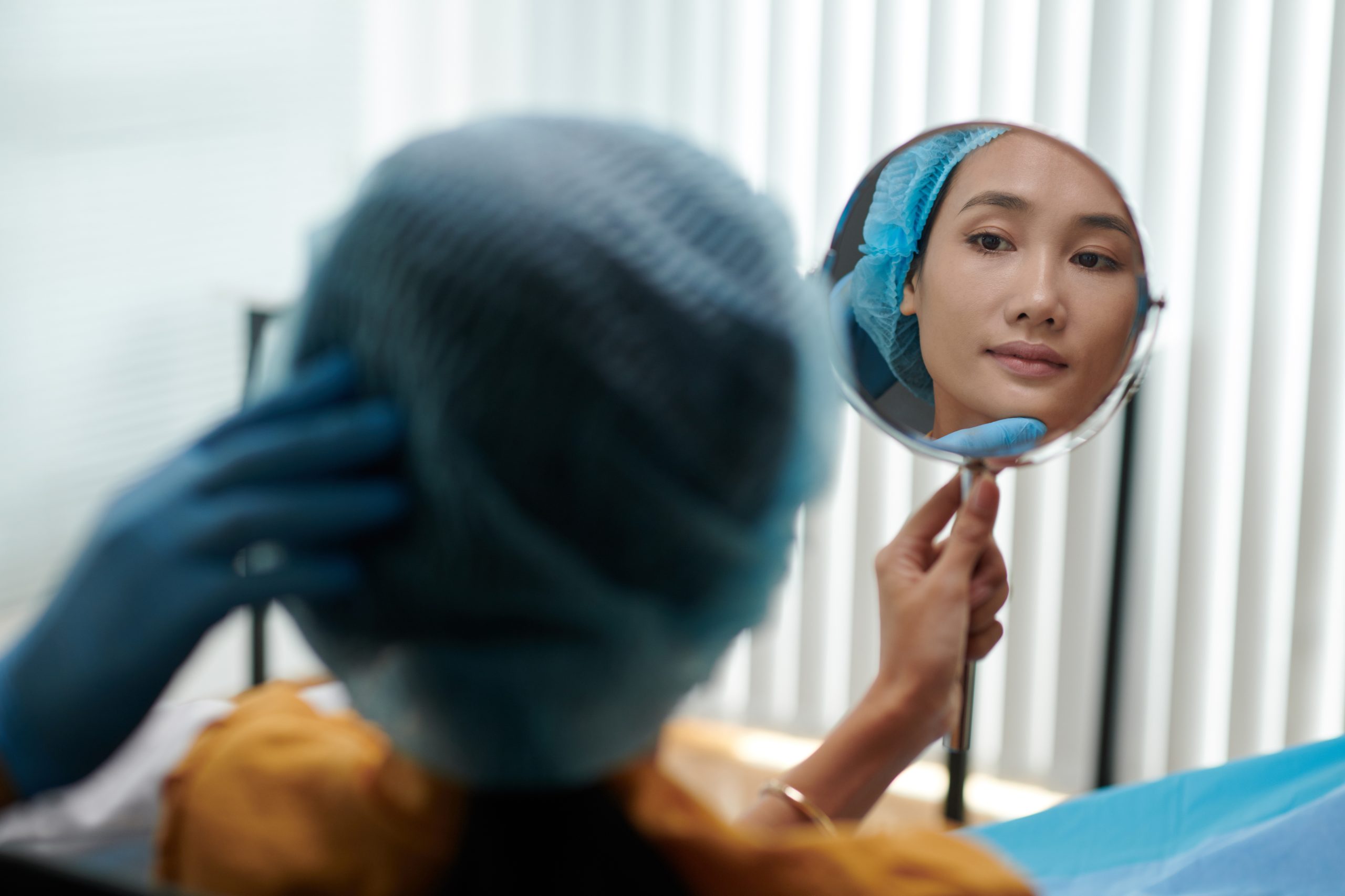 After Getting Beauty Treatment